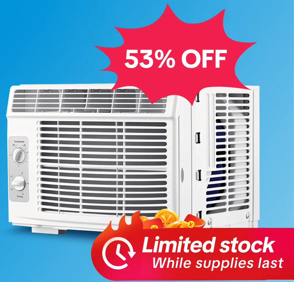 5,000 BTU EasyCool Mechanical Small Window Air Conditioner