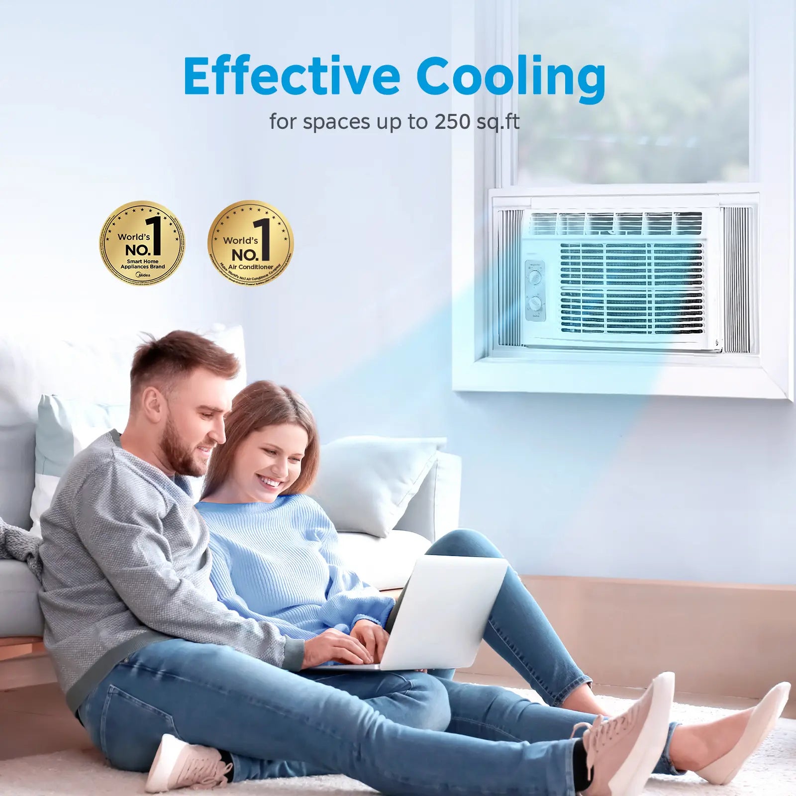 5,000 BTU EasyCool Mechanical Small Window Air Conditioner